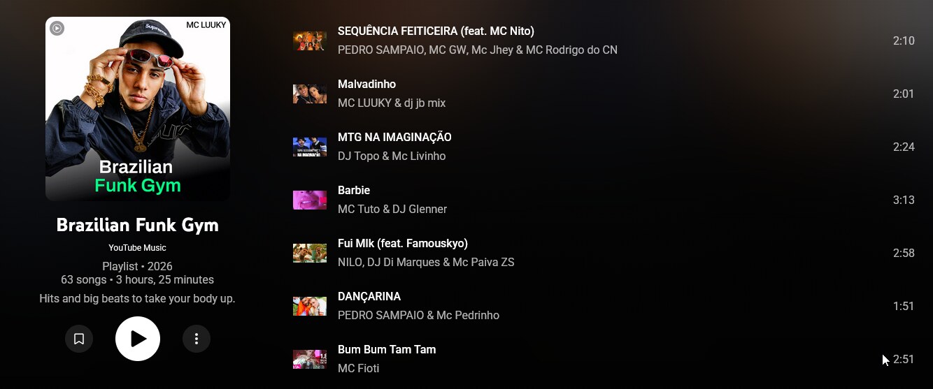 YouTube playlist example 4